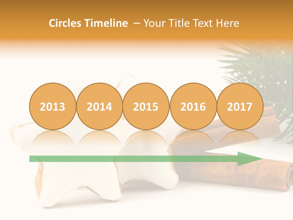 Weihnachten Zimt Freigestellt PowerPoint Template