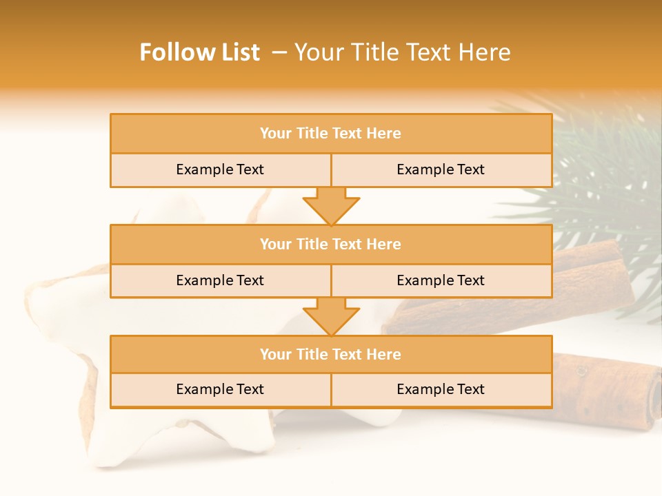 Weihnachten Zimt Freigestellt PowerPoint Template