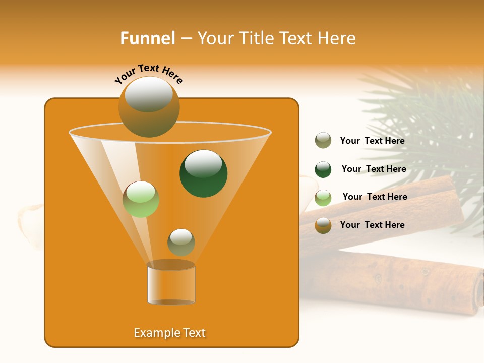 Weihnachten Zimt Freigestellt PowerPoint Template