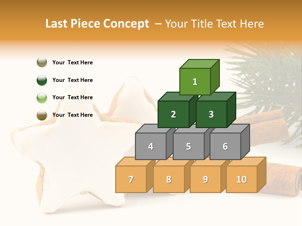 Weihnachten Zimt Freigestellt PowerPoint Template
