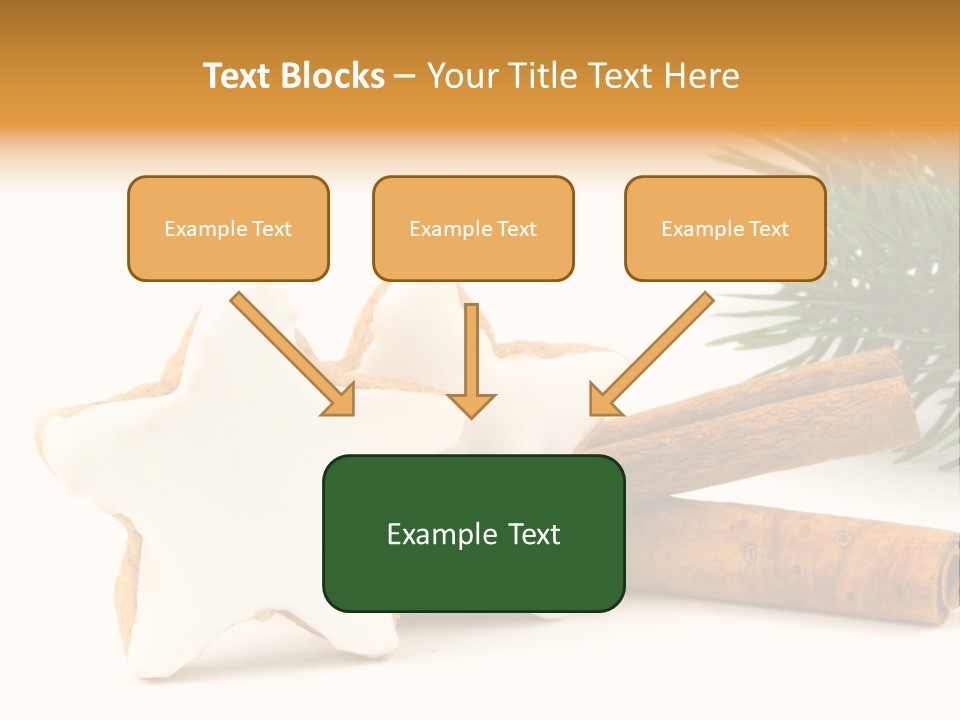 Weihnachten Zimt Freigestellt PowerPoint Template