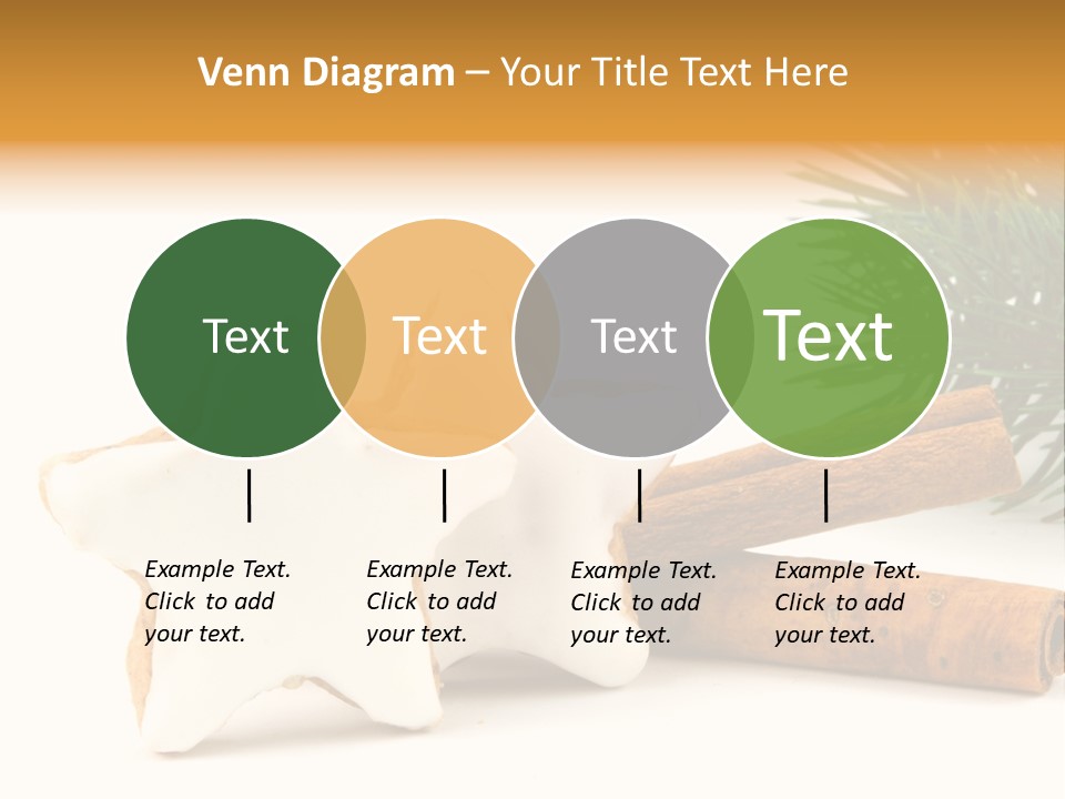Weihnachten Zimt Freigestellt PowerPoint Template