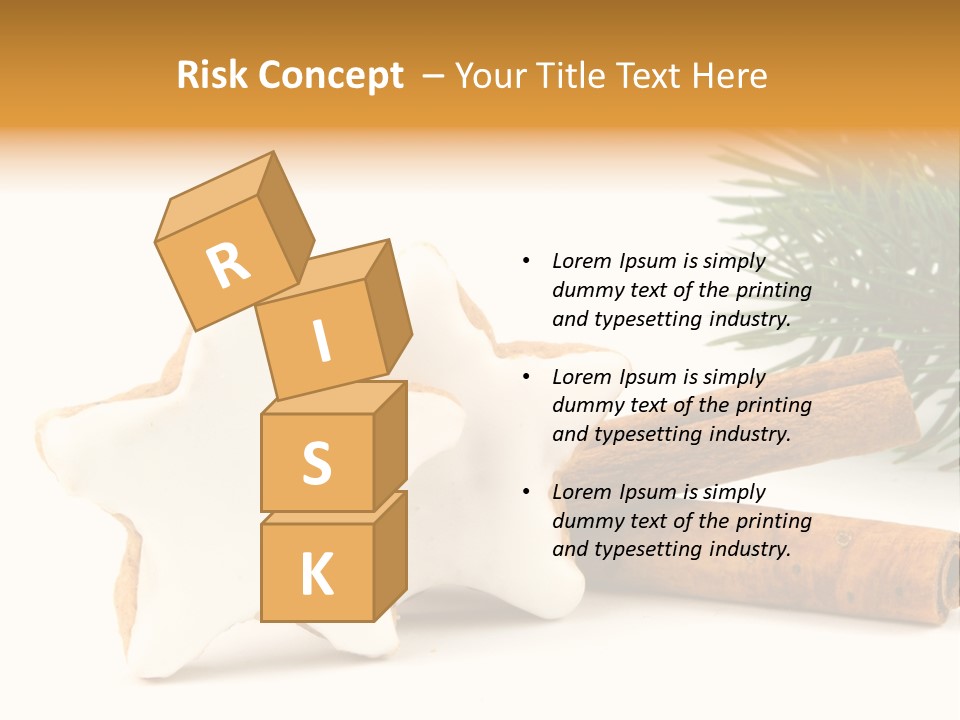 Weihnachten Zimt Freigestellt PowerPoint Template