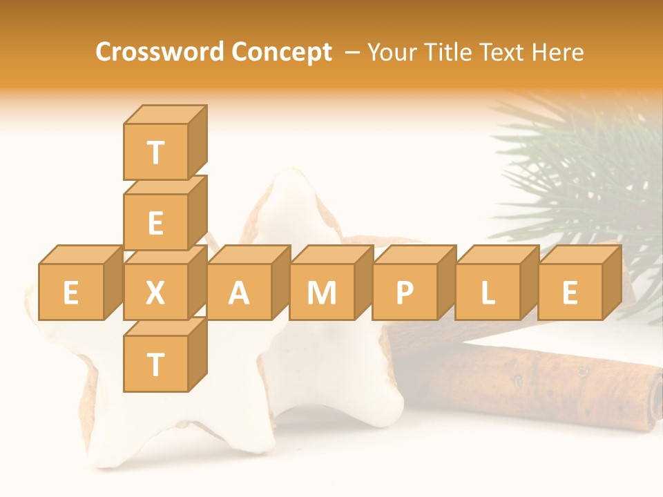 Weihnachten Zimt Freigestellt PowerPoint Template