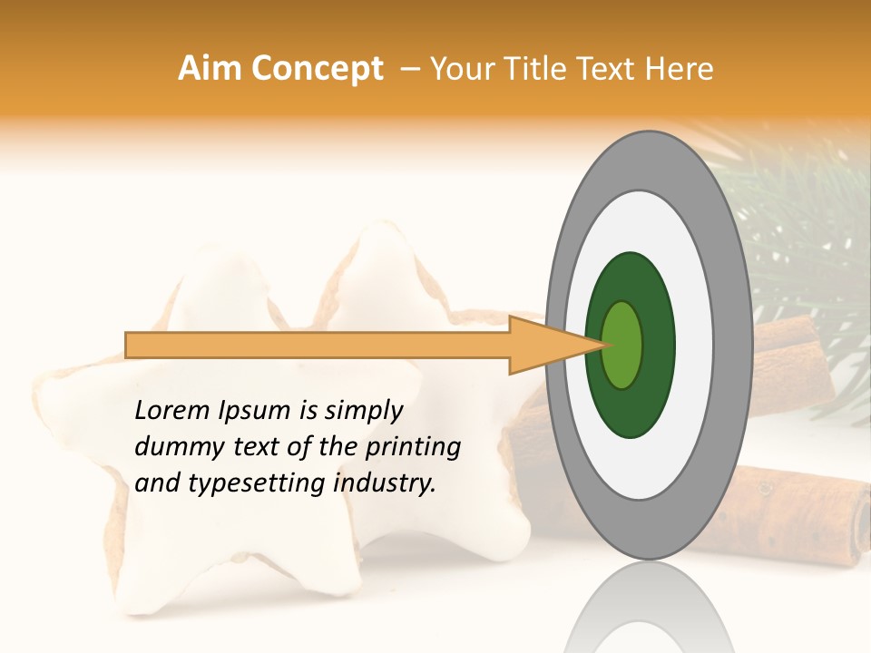 Weihnachten Zimt Freigestellt PowerPoint Template