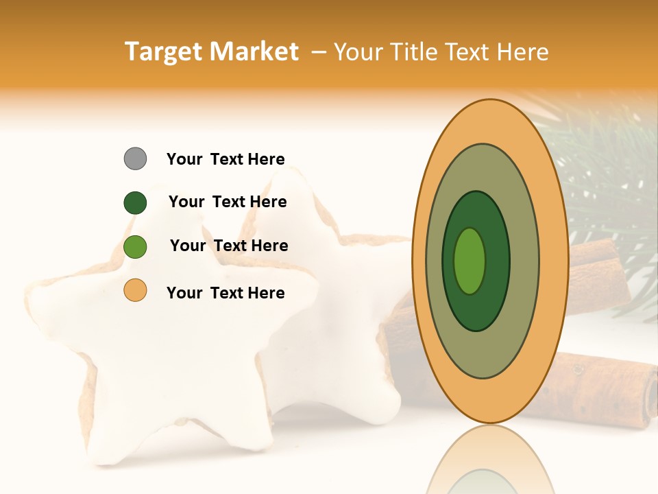 Weihnachten Zimt Freigestellt PowerPoint Template