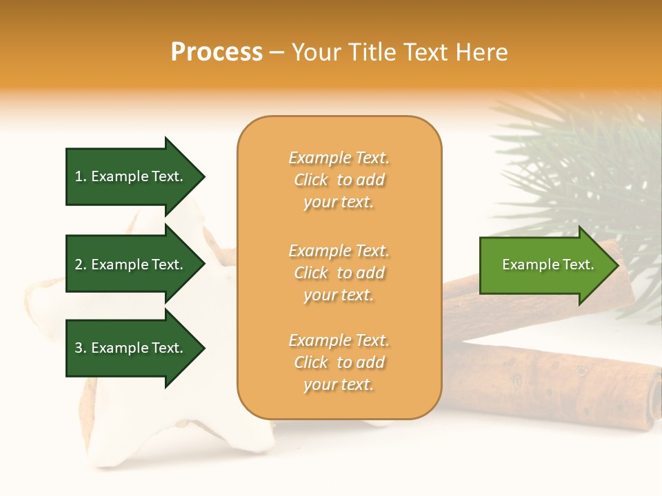 Weihnachten Zimt Freigestellt PowerPoint Template