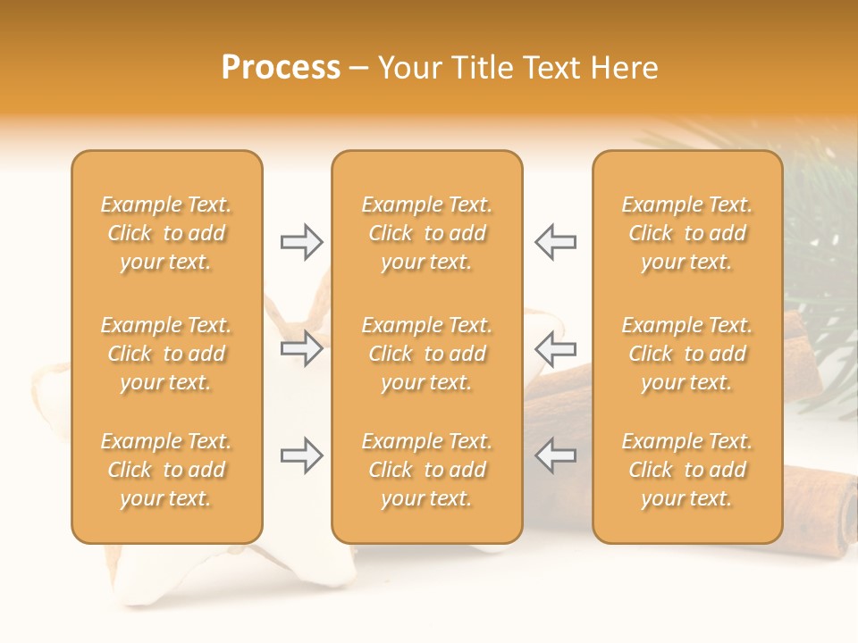Weihnachten Zimt Freigestellt PowerPoint Template