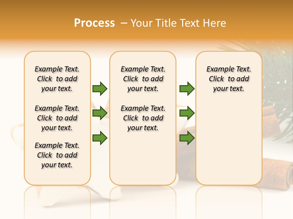 Weihnachten Zimt Freigestellt PowerPoint Template