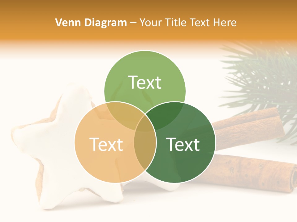 Weihnachten Zimt Freigestellt PowerPoint Template