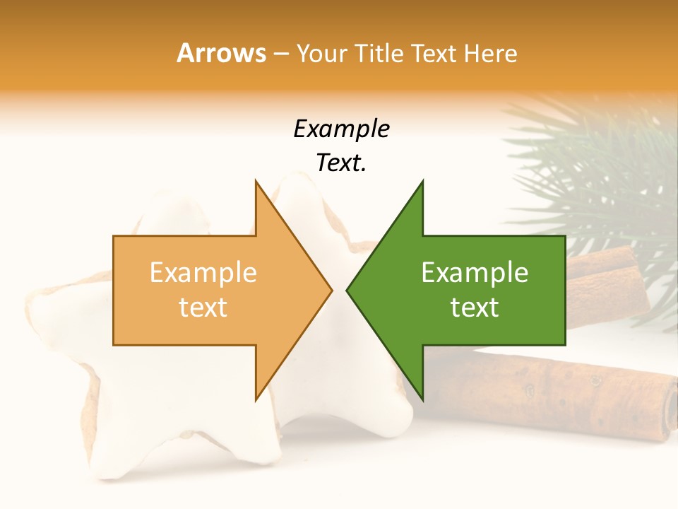 Weihnachten Zimt Freigestellt PowerPoint Template