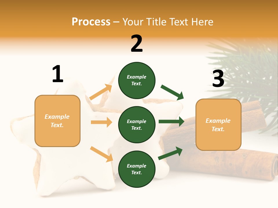 Weihnachten Zimt Freigestellt PowerPoint Template