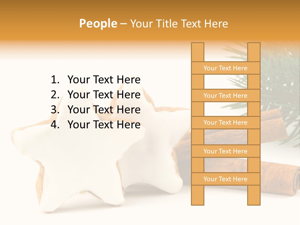 Weihnachten Zimt Freigestellt PowerPoint Template