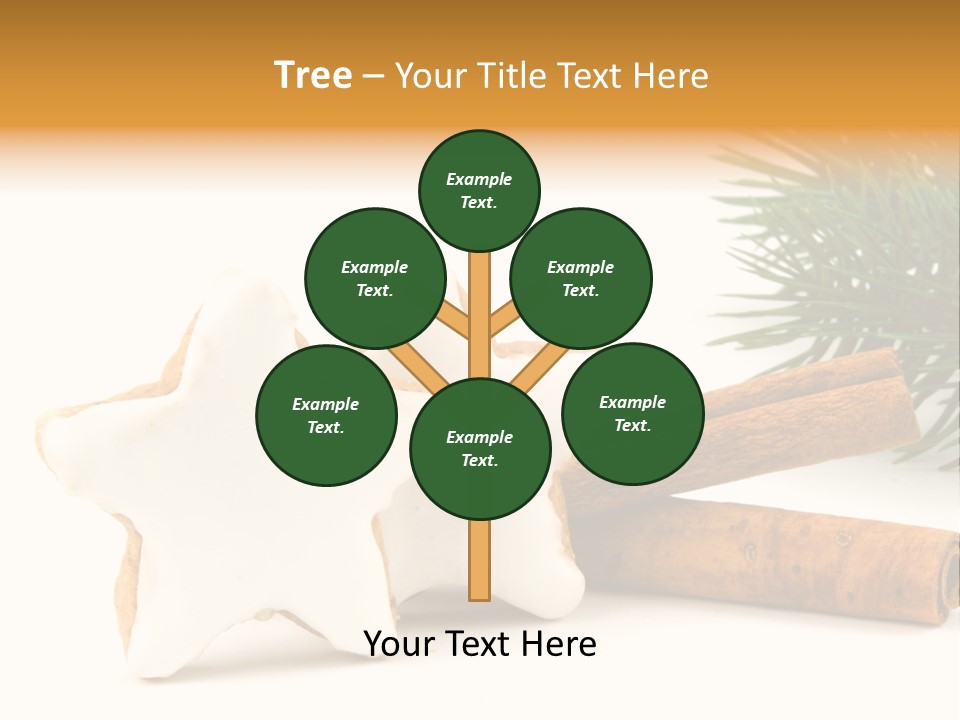 Weihnachten Zimt Freigestellt PowerPoint Template