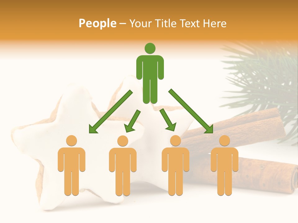 Weihnachten Zimt Freigestellt PowerPoint Template