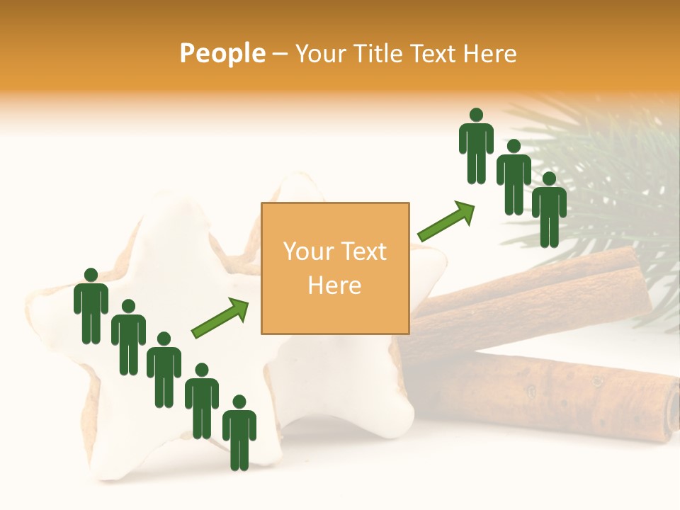 Weihnachten Zimt Freigestellt PowerPoint Template