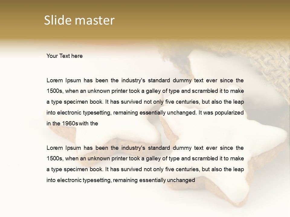 Selbstgemacht Klassiker Weihnachtspl PowerPoint Template