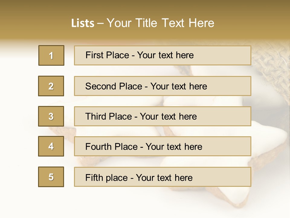 Selbstgemacht Klassiker Weihnachtspl PowerPoint Template