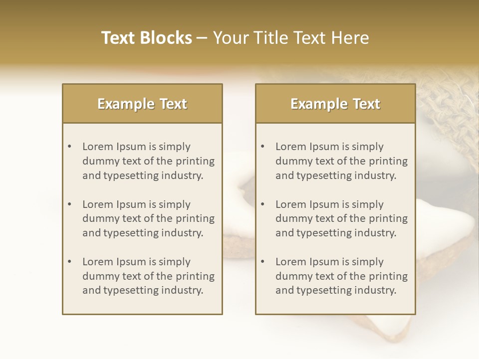 Selbstgemacht Klassiker Weihnachtspl PowerPoint Template