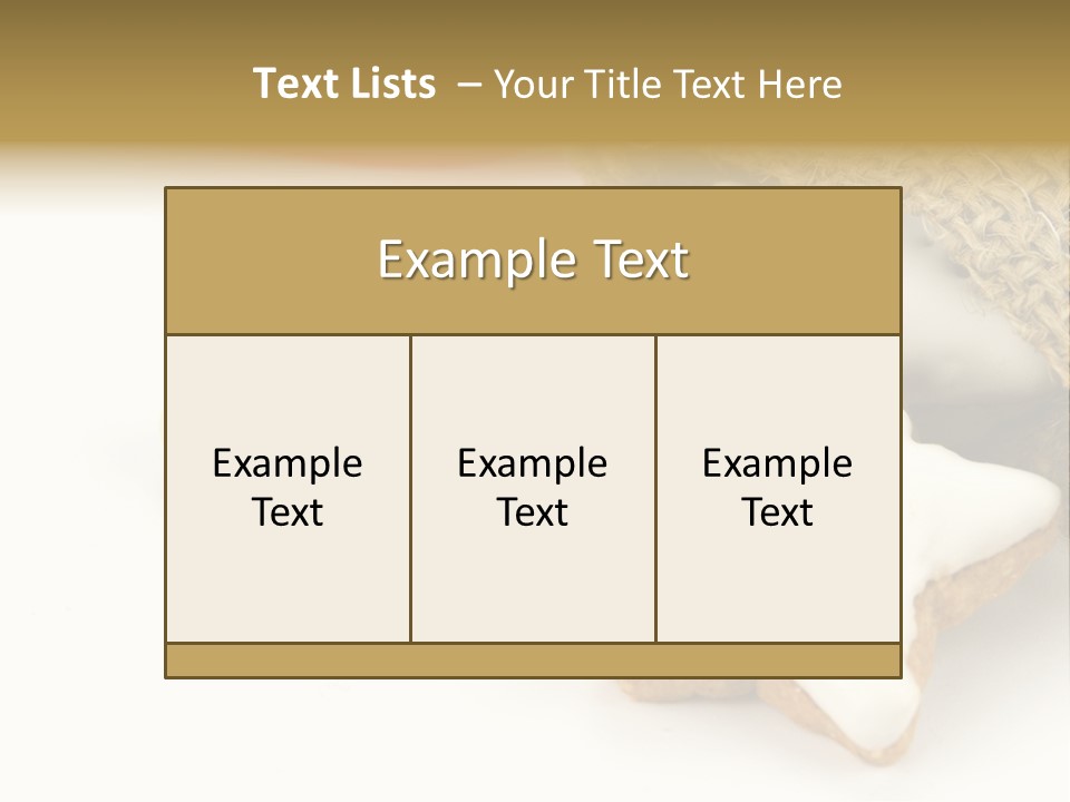 Selbstgemacht Klassiker Weihnachtspl PowerPoint Template
