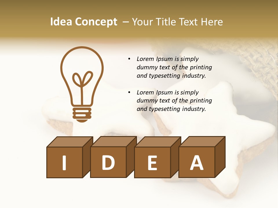 Selbstgemacht Klassiker Weihnachtspl PowerPoint Template