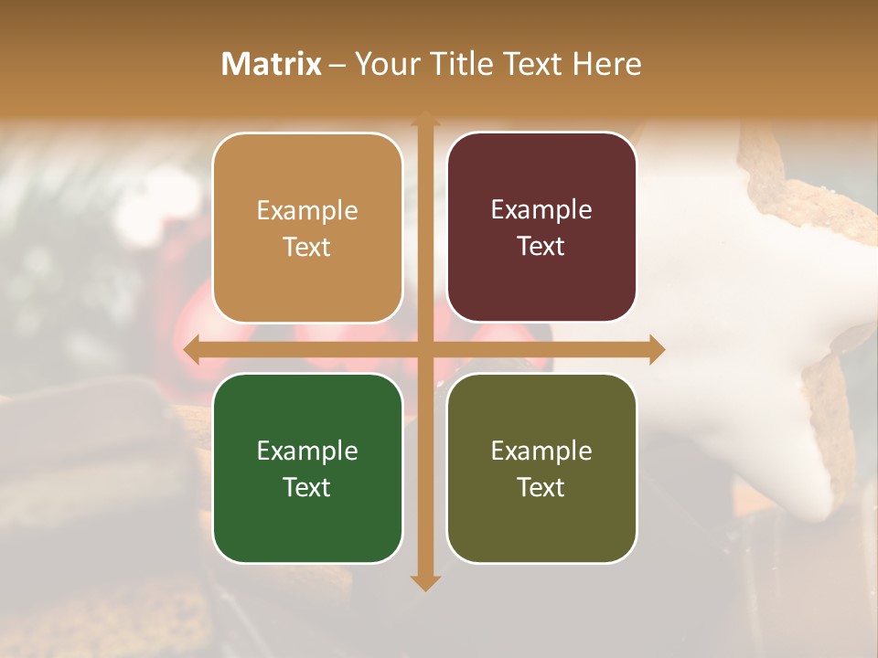 Dominostein Frohes Kekse PowerPoint Template