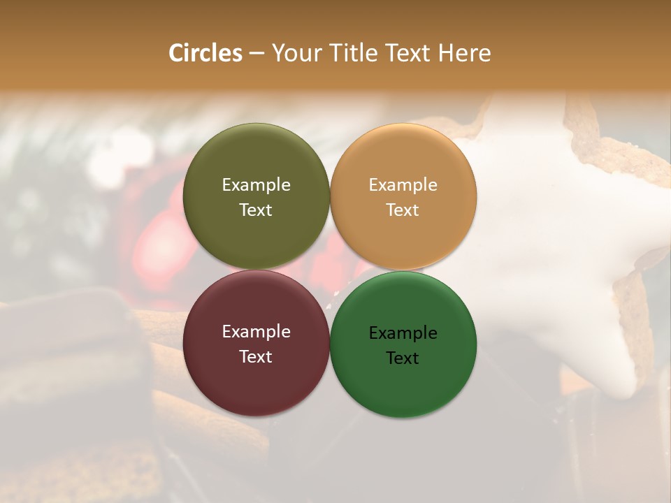 Dominostein Frohes Kekse PowerPoint Template