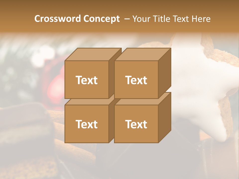 Dominostein Frohes Kekse PowerPoint Template