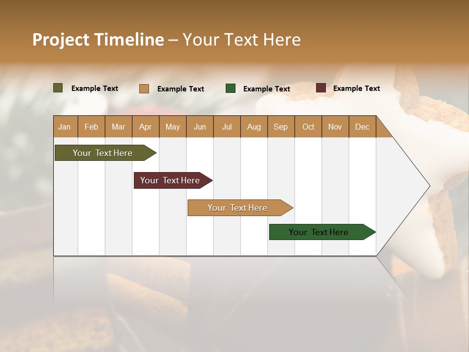 Dominostein Frohes Kekse PowerPoint Template