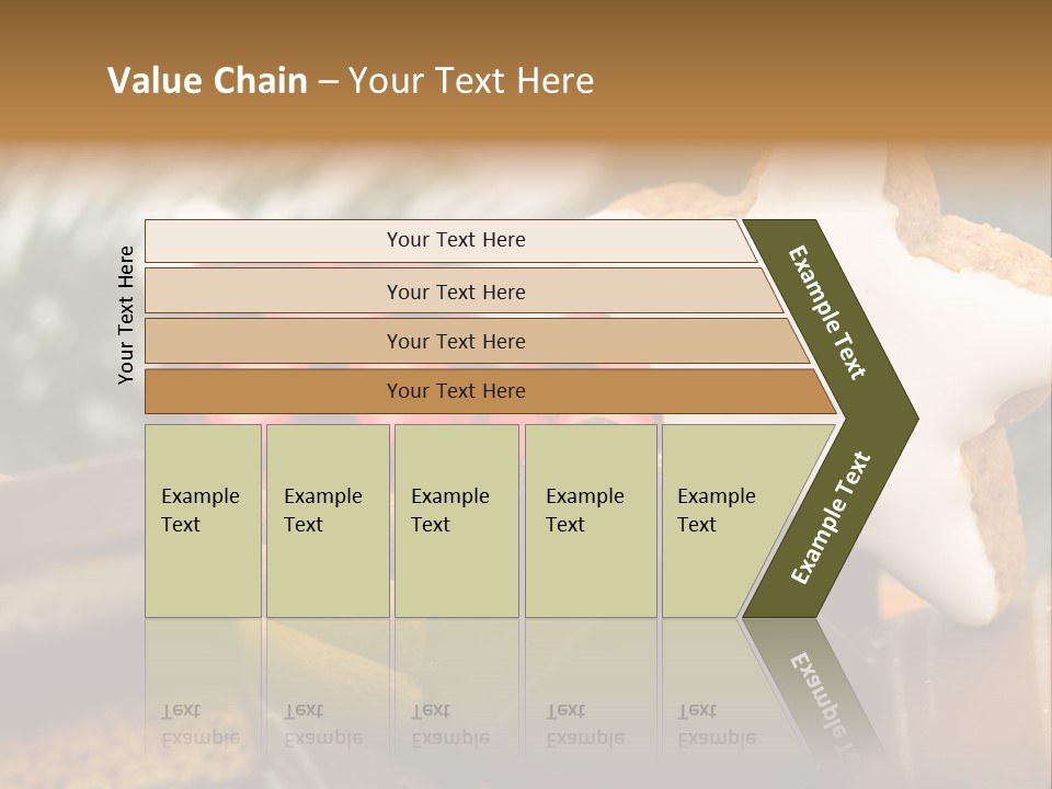 Dominostein Frohes Kekse PowerPoint Template