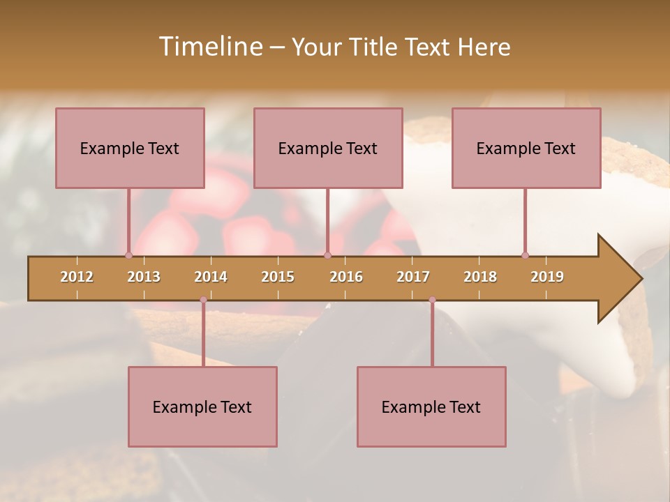 Dominostein Frohes Kekse PowerPoint Template