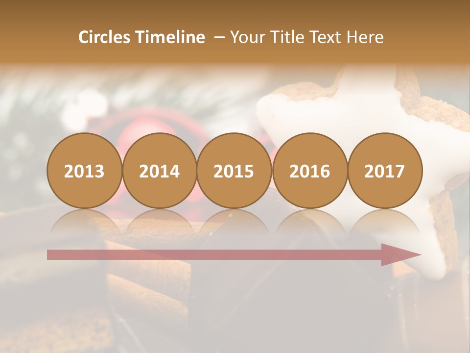 Dominostein Frohes Kekse PowerPoint Template