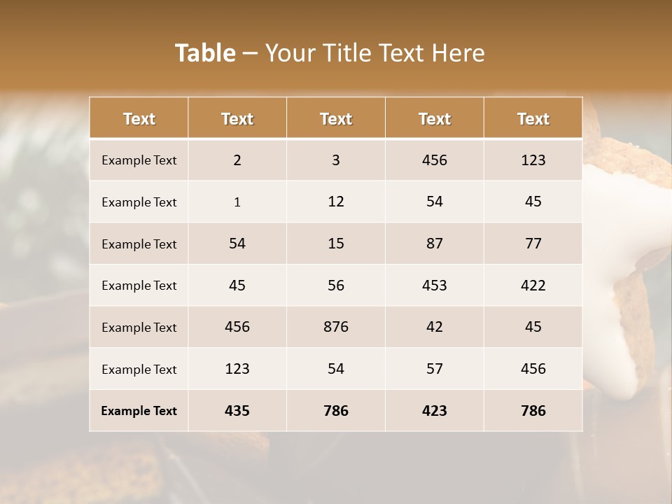 Dominostein Frohes Kekse PowerPoint Template