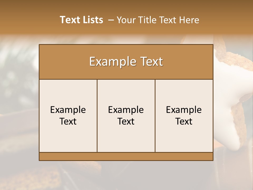 Dominostein Frohes Kekse PowerPoint Template
