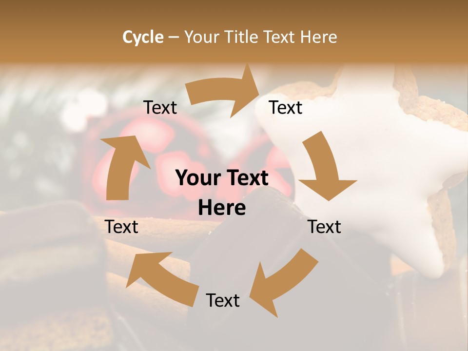 Dominostein Frohes Kekse PowerPoint Template