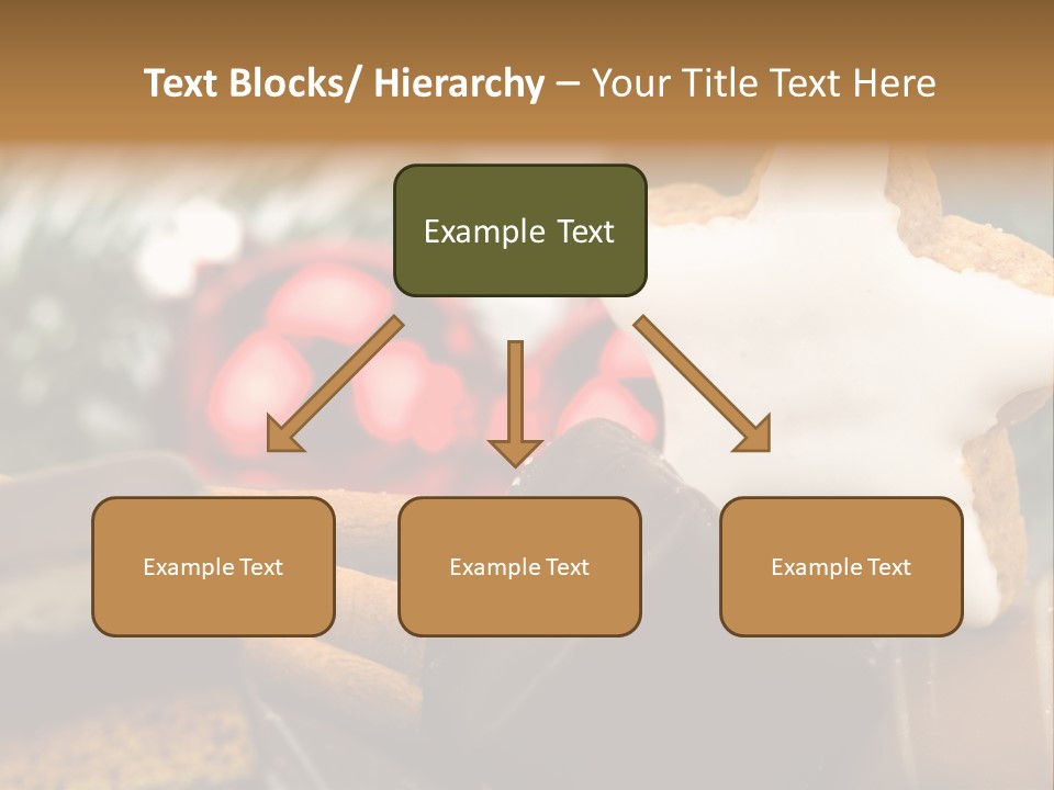 Dominostein Frohes Kekse PowerPoint Template