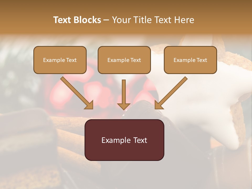 Dominostein Frohes Kekse PowerPoint Template