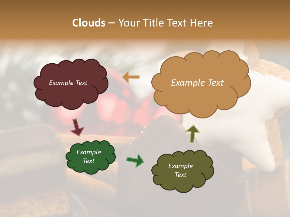 Dominostein Frohes Kekse PowerPoint Template