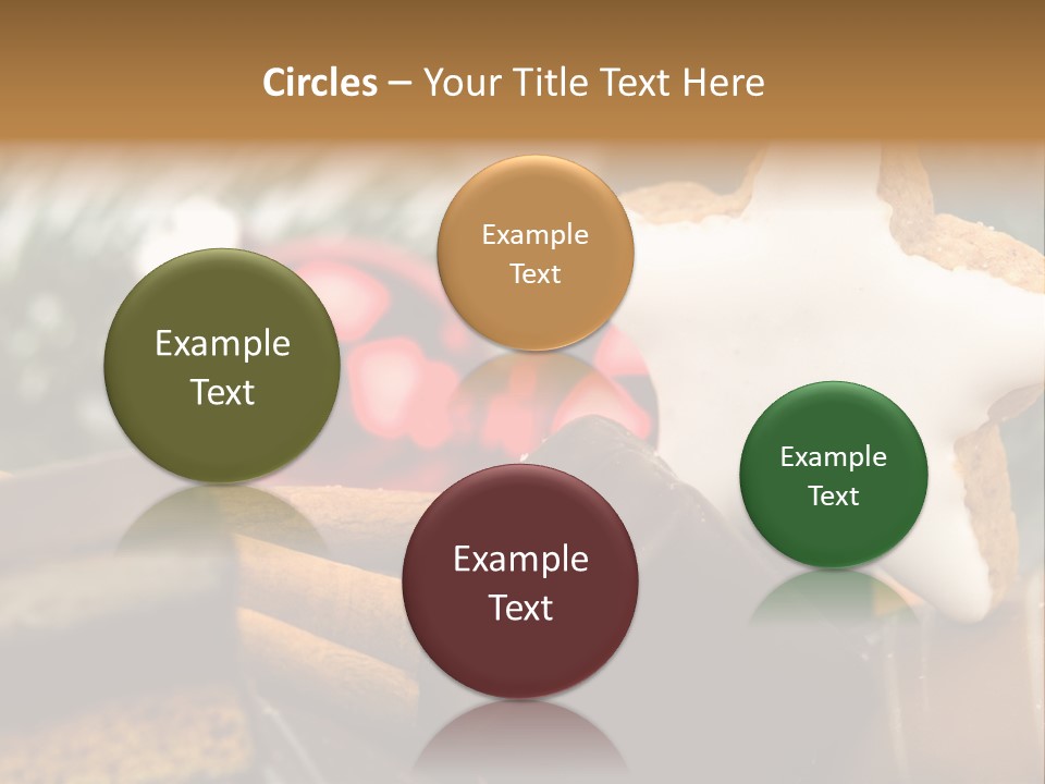 Dominostein Frohes Kekse PowerPoint Template