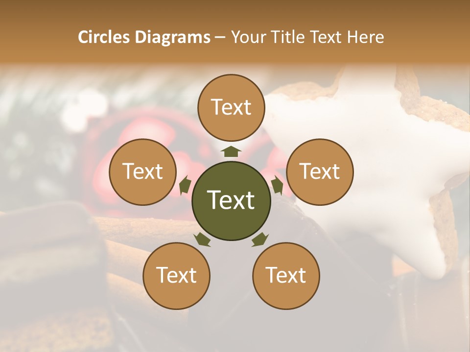 Dominostein Frohes Kekse PowerPoint Template