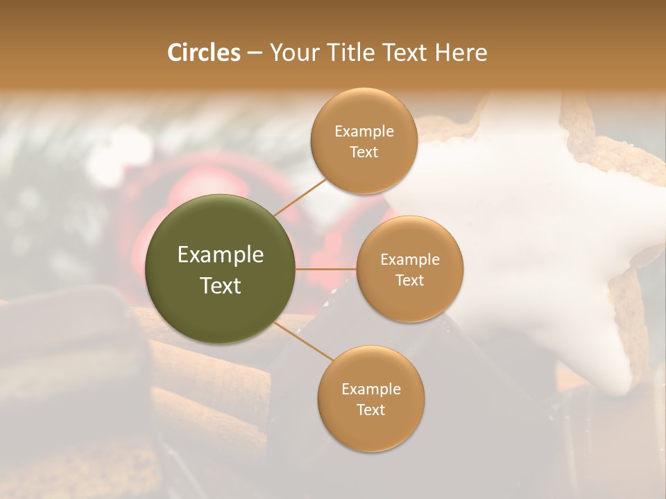 Dominostein Frohes Kekse PowerPoint Template