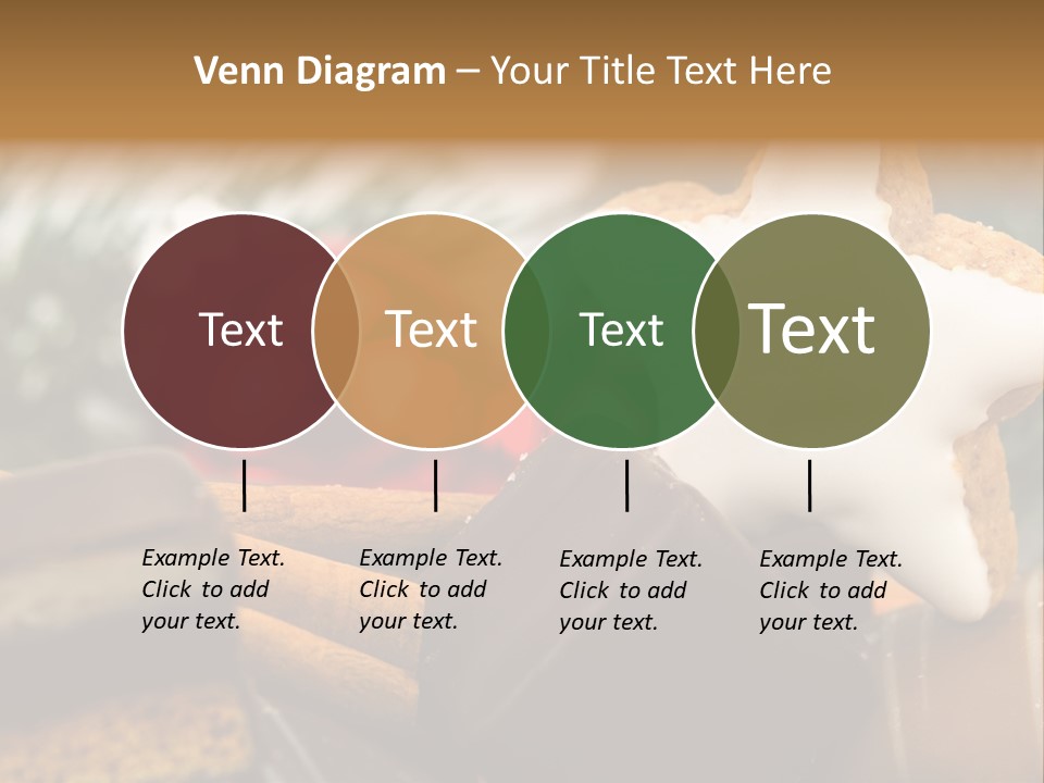 Dominostein Frohes Kekse PowerPoint Template