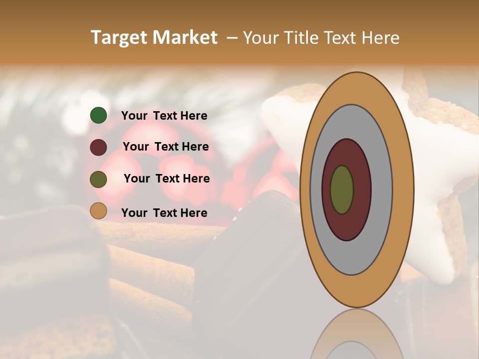 Dominostein Frohes Kekse PowerPoint Template