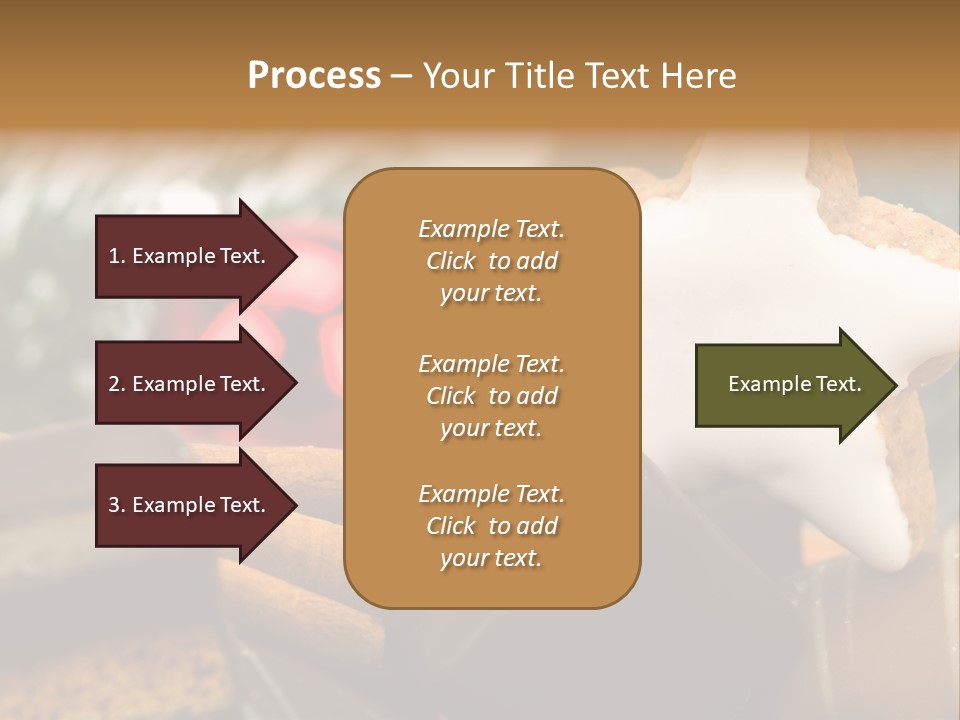 Dominostein Frohes Kekse PowerPoint Template
