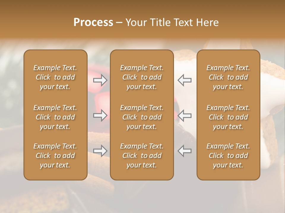 Dominostein Frohes Kekse PowerPoint Template