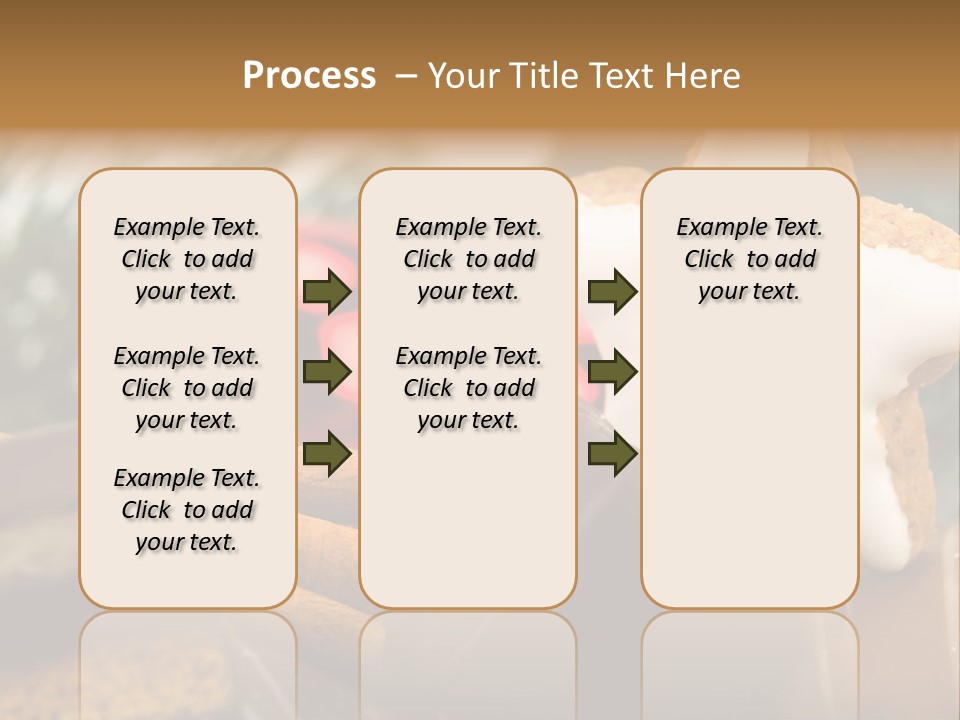 Dominostein Frohes Kekse PowerPoint Template