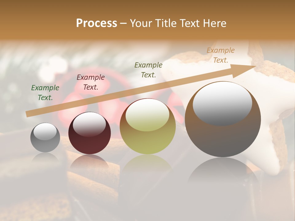 Dominostein Frohes Kekse PowerPoint Template