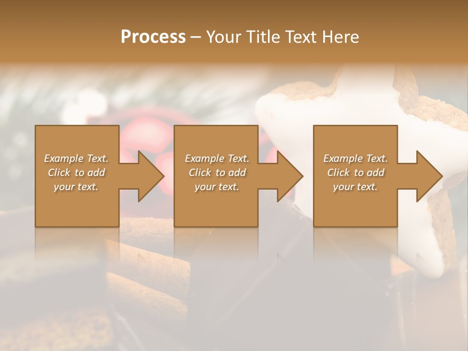Dominostein Frohes Kekse PowerPoint Template