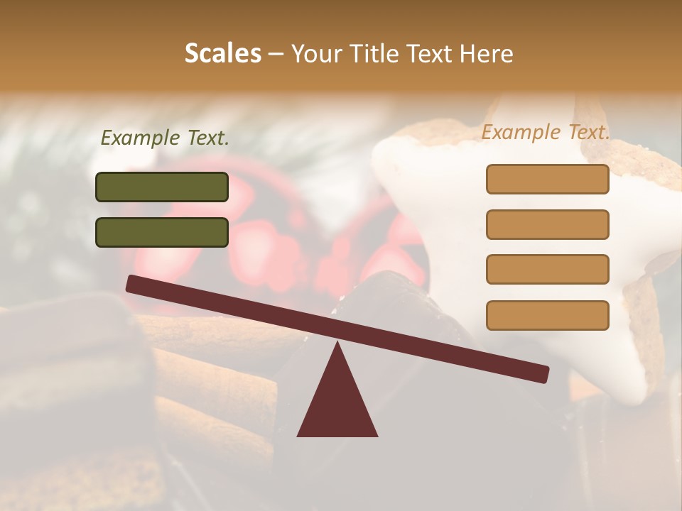Dominostein Frohes Kekse PowerPoint Template