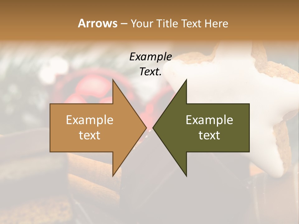 Dominostein Frohes Kekse PowerPoint Template